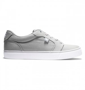 DC Shoes Anvil Canvas Miesten Essentials Harmaat Khaki | 580-DOULXF