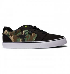 DC Shoes Anvil Canvas Miesten Essentials Mustat Camo | 560-SQUPZF