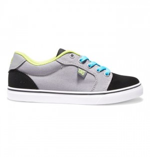 DC Shoes Anvil Lasten Anvil Harmaat Mustat | 409-AIYHPN