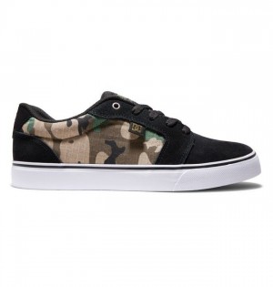 DC Shoes Anvil Miesten Essentials Mustat Camo | 741-AFTDRN
