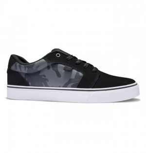 DC Shoes Anvil Miesten Essentials Mustat Camo | 431-NBXFEK