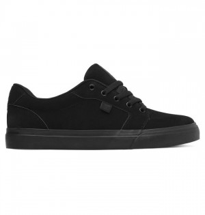 DC Shoes Anvil Miesten Essentials Mustat Mustat | 870-WJXHCG