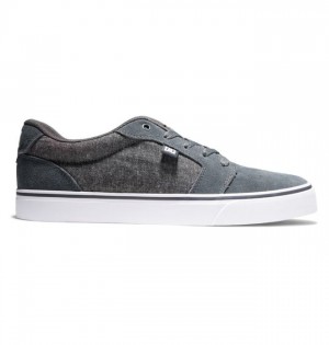 DC Shoes Anvil Miesten Essentials Vihreä Harmaat Valkoinen | 862-CXDLPG