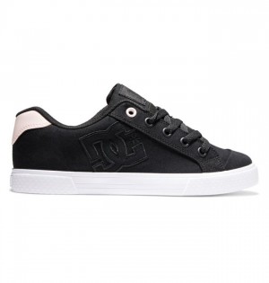 DC Shoes Chelsea Naisten Tennarit Mustat Mustat Pinkki | 531-VPJCLK
