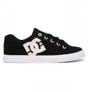 DC Shoes Chelsea Naisten Tennarit Mustat Pinkki | 281-BXPECY