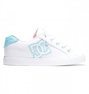 DC Shoes Chelsea Naisten Tennarit Valkoinen Sininen | 617-MFADLT