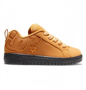 DC Shoes Court Graffik Lasten Court Graffik Mustat Ruskea | 458-XJWHIS