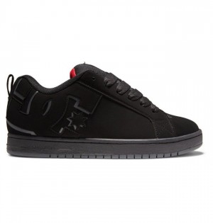DC Shoes Court Graffik Miesten Essentials Mustat Punainen | 506-NBQFOX