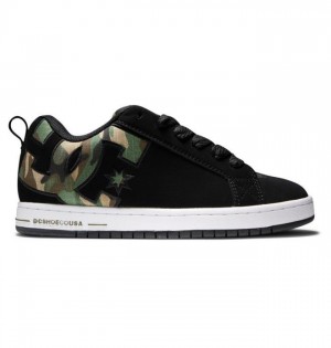 DC Shoes Court Graffik Miesten Essentials Mustat | 796-CPYEAD