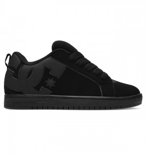 DC Shoes Court Graffik Miesten Tennarit Mustat Mustat Mustat | 516-LTMUZD