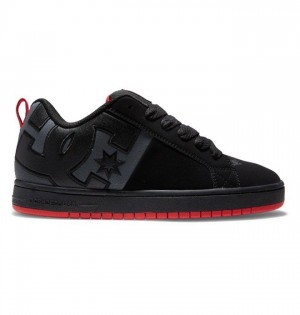 DC Shoes Court Graffik Miesten Tennarit Mustat Harmaat Punainen | 429-AGIPOW
