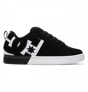 DC Shoes Court Graffik Miesten Tennarit Mustat Valkoinen Mustat | 907-ESLDPJ