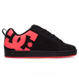 DC Shoes Court Graffik Naisten Tennarit Mustat Pinkki | 659-LZDOFE