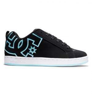 DC Shoes Court Graffik Naisten Tennarit Mustat Sininen | 748-QABDTU