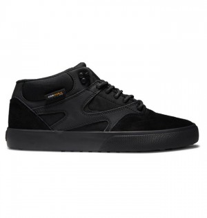 DC Shoes Kalis Vulc MID Mid-Top Winterized Miesten Talvisaappaat Mustat Mustat Mustat | 627-FSCTAN