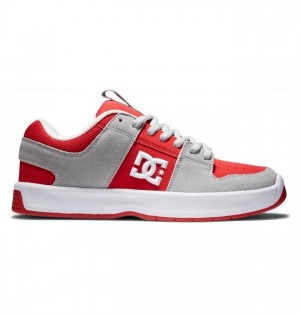 DC Shoes Lynx Zero Miesten Skeittikengät Harmaat Punainen | 830-XQDNUV