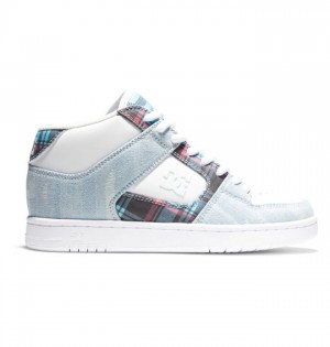 DC Shoes Manteca 4 MID Mid-Top Naisten Tennarit Valkoinen | 261-MDFYAZ