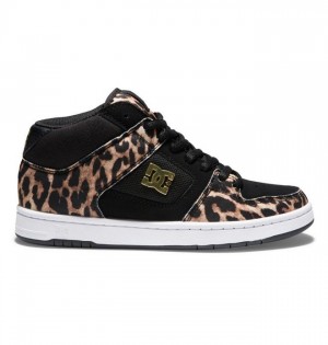 DC Shoes Manteca 4 MID Mid-Top Naisten Tennarit Leopardi | 860-IQKWLU