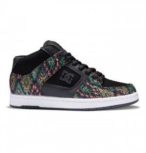 DC Shoes Manteca 4 Mid-Top LE Canvas Naisten Tennarit Mustat Monivärinen | 918-OXRGPT