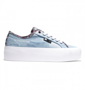 DC Shoes Manual Platform Naisten Tennarit Tummansininen | 951-BKHGZV