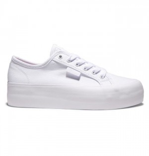 DC Shoes Manual Platform Naisten Tennarit Valkoinen Valkoinen | 203-UJFSDZ