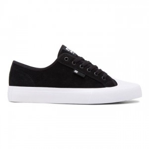 DC Shoes Manual RT S Suede Skate Miesten Tennarit Mustat Valkoinen | 918-VCDQBA