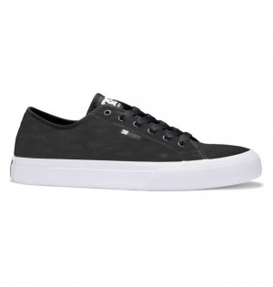 DC Shoes Manual SE Canvas Miesten Tennarit Mustat Valkoinen Mustat | 046-FEHDUQ