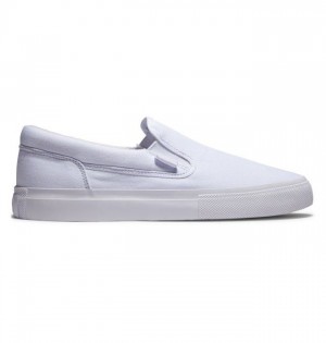 DC Shoes Manual Slip-On Miesten Mokkasiinit Valkoinen | 716-OGHKNY