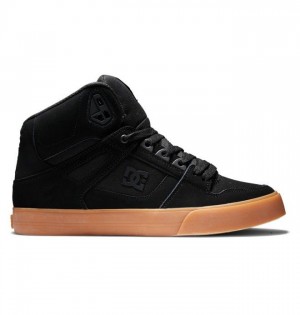 DC Shoes Pure High-Top Miesten Tennarit Mustat | 283-CLOAQJ