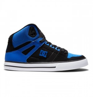 DC Shoes Pure High-Top Miesten Tennarit Mustat Kuninkaallinen Sininen | 185-ZKGMWD