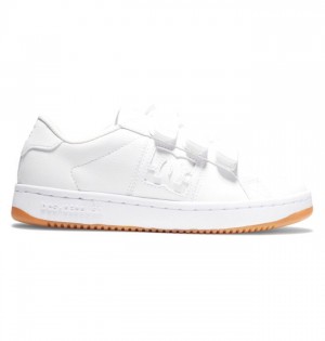 DC Shoes Striker Elastic Lace Naisten Tennarit Valkoinen | 471-QTWFEM