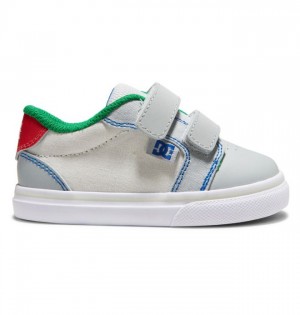 DC Shoes Toddler's Anvil V Lasten Anvil Harmaat Harmaat Punainen | 657-AEGJZU