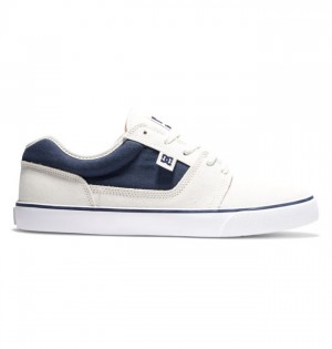 DC Shoes Tonik Miesten Tennarit Valkoinen Laivastonsininen | 918-RJOLDA