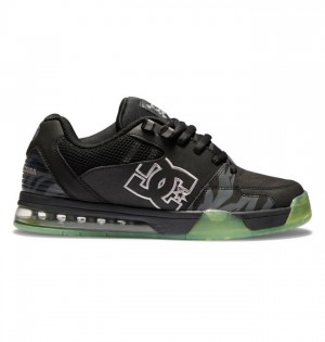 DC Shoes Versatile KB Miesten Tennarit Mustat Mustat Vihreä | 978-ALSQNC