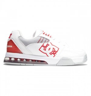 DC Shoes Versatile Miesten Tennarit Valkoinen Harmaat Punainen | 425-DRQCAH