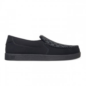 DC Shoes Villain Slip-On Miesten Mokkasiinit Mustat | 358-LVOCRE