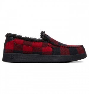 DC Shoes Villain Winterized Slip On Miesten Mokkasiinit Mustat | 417-HBRCTJ